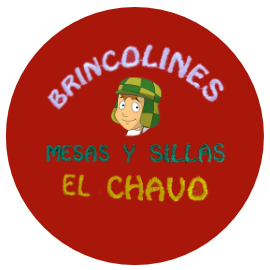 Brincolines, mesas y sillas "El Chavo"